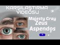 HYPNOSE LENS - FX EYES LENS MAJESTY GRAY-ZEUS - ASPENENDOS KARŞILAŞTIRMA VİDEOSU! SONUNA KADAR İZLE!