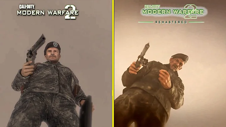Killing Shepherd Ending Scene Comparison in Call of Duty Modern Warfare 2 Original vs. Remastered