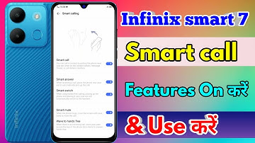 how to smart call in infinix smart 7 | infinix smart 7 smart call setting kaise kare