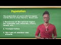 Social Studies - Grade 5: Population of Natural Regions