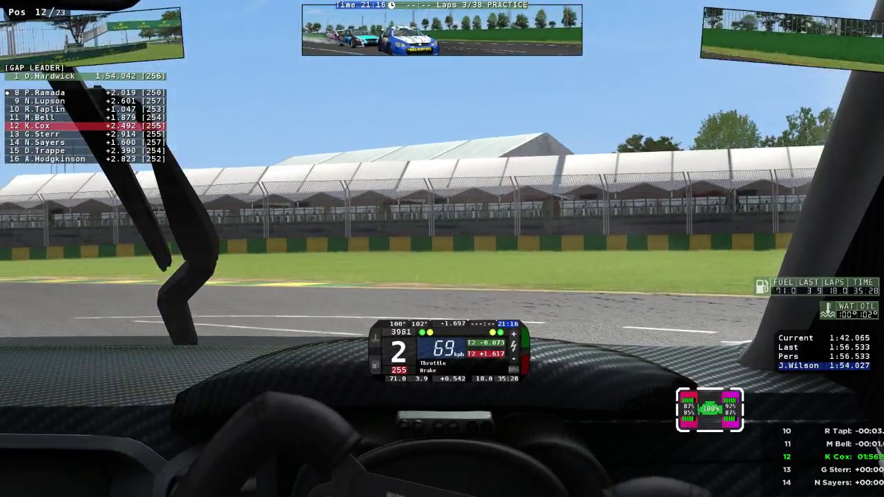 Sim Racing Club | V8 Supercar Round 1 | Melbourne | 25th October 2016 ...