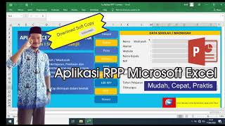 Aplikasi RPP 1 Lembar berbasis Excel | Download Gratis Perangkat SD/MI Lengkap screenshot 2