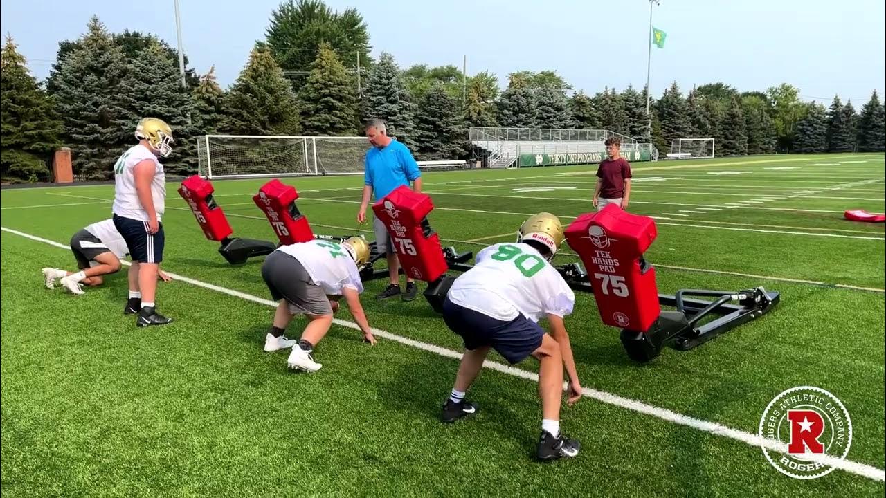 TEK Sled Defensive Line Drills Part 5 YouTube