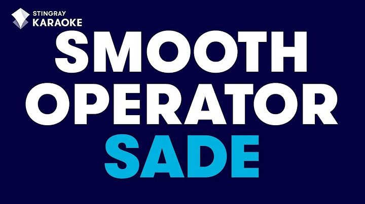 Smooth Operator Karaoke version - Karaoke performance video thumbnail