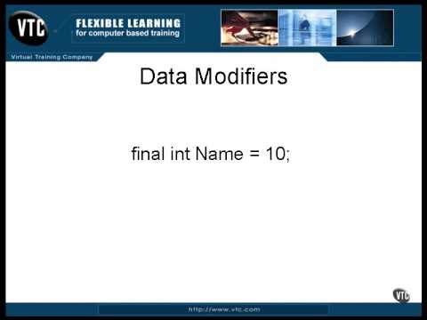 30.Java Certification-Chapter05.The Structure of Java-Lesson4.Data Modifiers