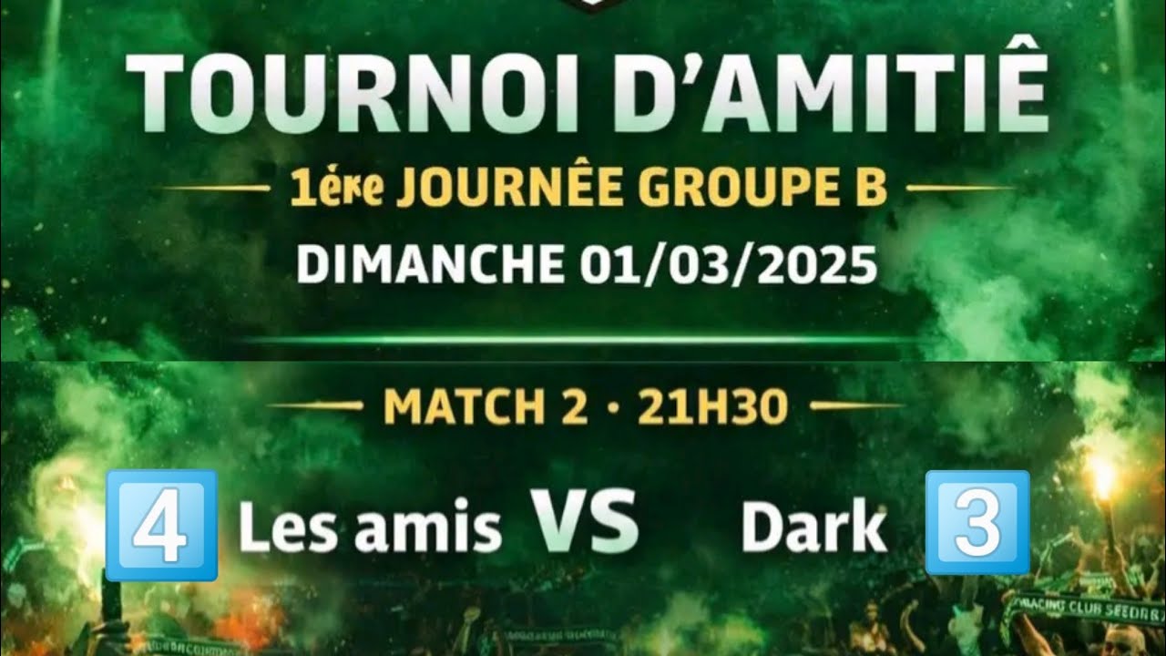 RCS : Tournoi d'amitié Gr B : 2 Match