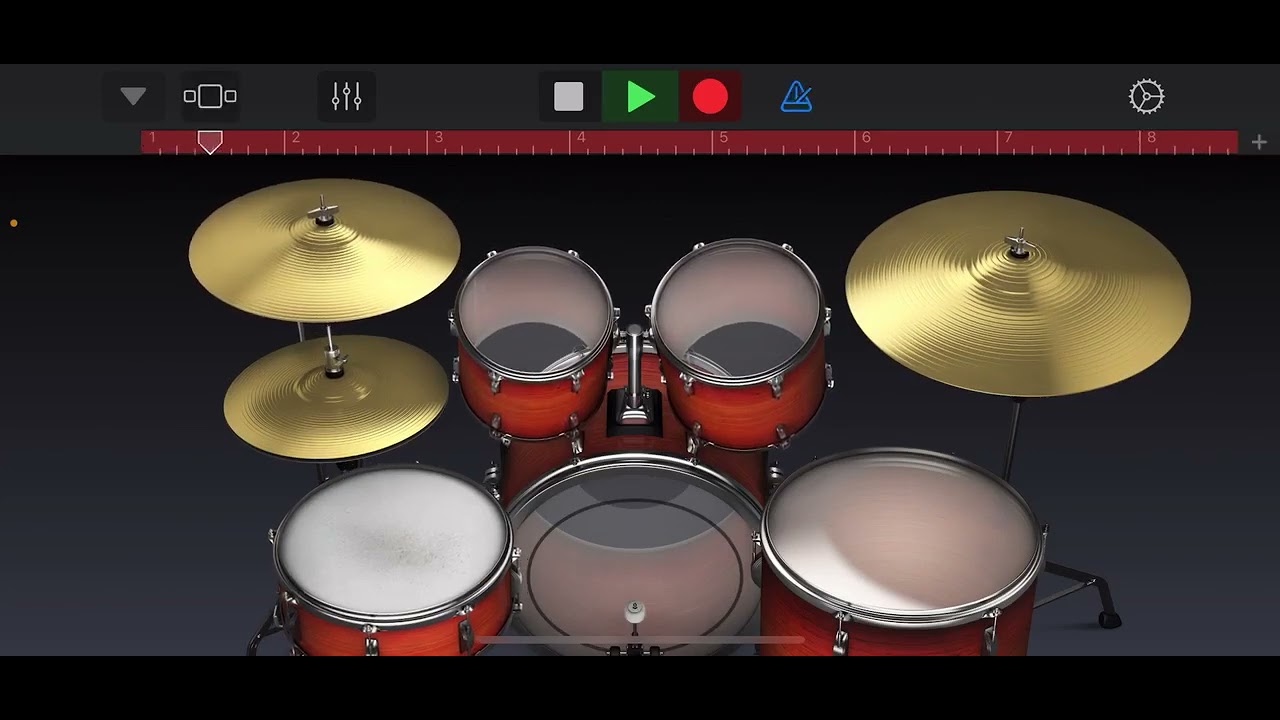 Me playing drums in GarageBand! YouTube