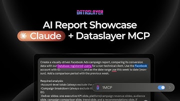 Claude + Dataslayer MCP: 2-Source AI Report (Showcase)