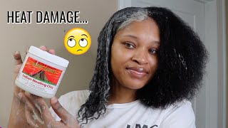 If This Dont Work… IM CUTTING MY HAIR OFF!  HEAT DAMAGE/POSTPARTUM SHEDDING