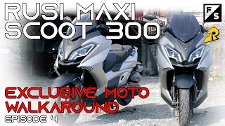 EXCLUSIVE MOTO WALKAROUND EP 4: RUSI MAXI SCOOT 300 | IS THIS GOING TO BE THE MAXI SCOOT OF RUSI?