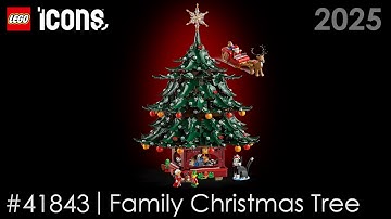 LEGO Icons - Family Christmas Tree 41843