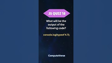 JavaScript Quiz 18:Understanding JavaScript