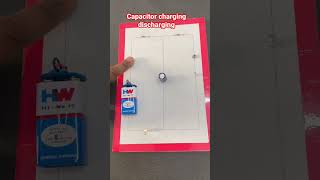 Capacitor charging discharging #sunrobotronics #robotics #shorts