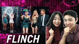 Flinch w\/ Blackpink on The Late Late Show - Couple Reaction