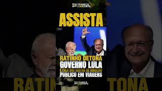 🚨 ASSISTA: RATINHO DETONA GOVERNO LULA E CRITICA GASTOS DE DINHEIRO PÚBLICO EM VIAGENS!