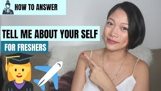 Tell me about yourself interview for freshers | CABIN CREW INTERVIEW Tutorial by Misskaykrizz