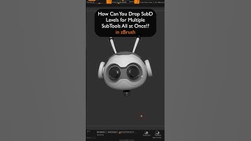 Drop SubDivision Levels for all SubTools in zBrush All at Once Tip