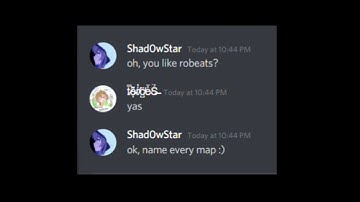 oh, you like robeats? name every map.