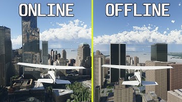 Microsoft Flight Simulator Online Functionality ON vs OFF Xbox Series X Graphics Comparison