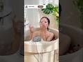 Folding Bathtub 6ft for Adults, Pink