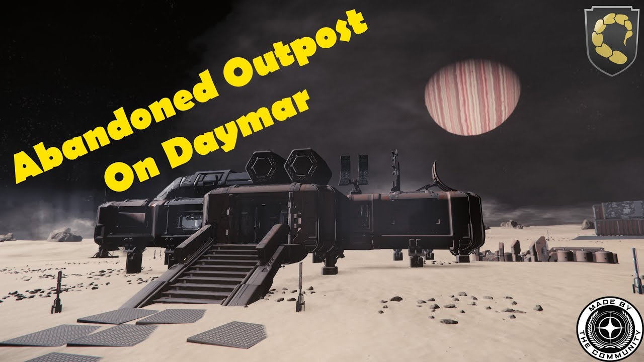 Star citizen exploration Daymar abandoned outpost YouTube