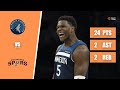 Anthony Edwards - 24 Points, 3 Steals, 2 Assists vs Spurs - Game 6 - 2026 Playoffs
