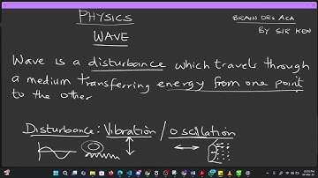 Wave Motion in Physics | Meaning of Waves & Wave Terms Explained | JAMB 2025 Physics