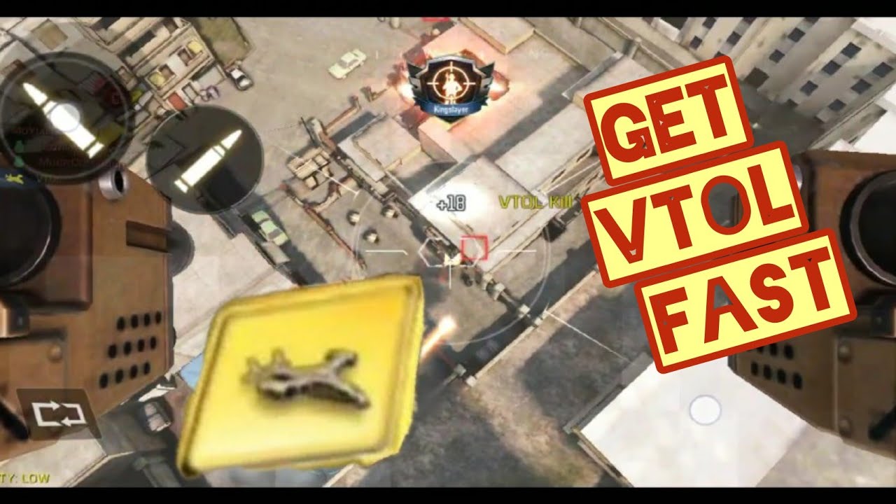 How to activate VTOL fast in (Ranked Game) Call Of Duty Mobile! - YouTube