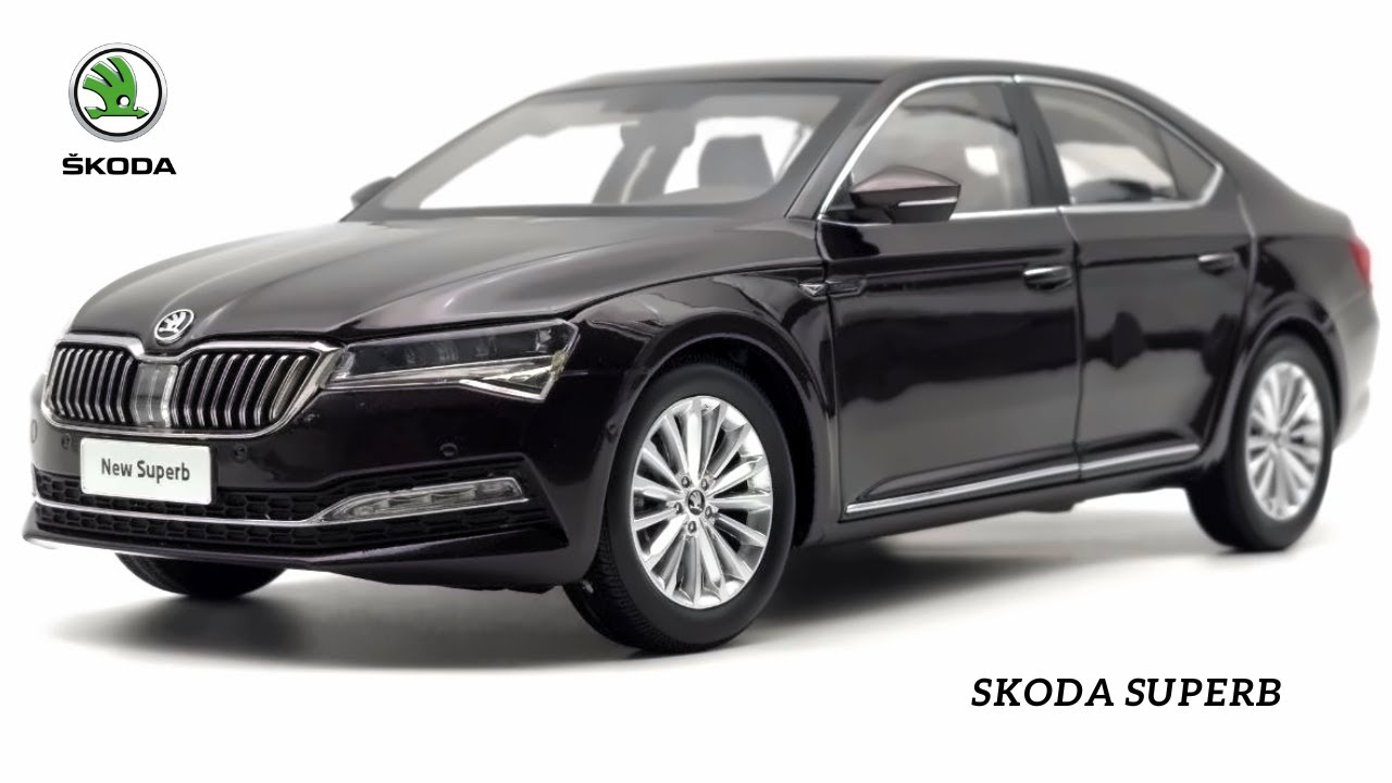 Unboxing 1/18 Scale Skoda Superb Realistic Miniature Model - YouTube