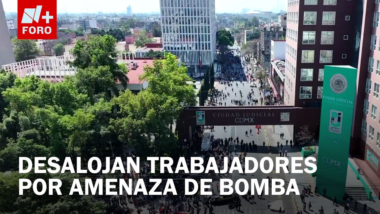 Amenaza de bomba en Ciudad Judicial, CDMX: Desalojan a trabajadores