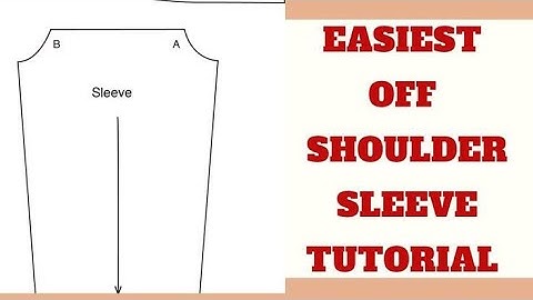 How to cut off shoulder sleeve perfectly