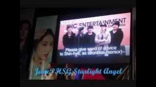 Shin Hye's Manila Fan Meeting - Messages from Friends