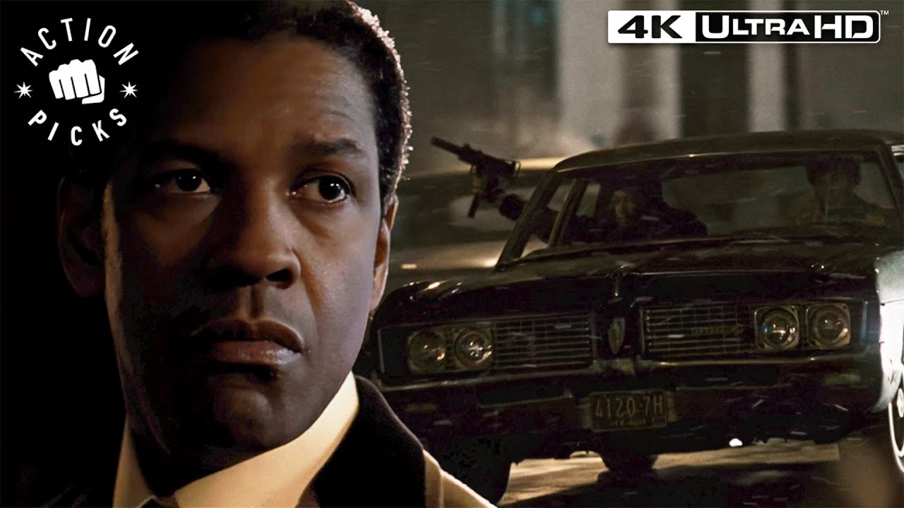 Frank Gets Shot In A Drive By Shooting | American Gangster 4k HDR