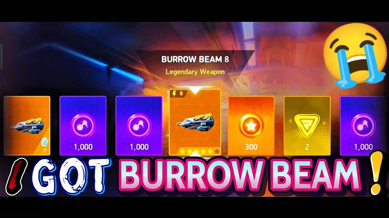 I GOT BURROW BEAM 8!! 😭❤️‍🔥 || PECK WEAPON || MECH ARENA || GO-1 ||