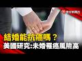 結婚能抗癌嗎？美國研究：未婚者罹癌風險高｜#寰宇新聞 @globalnewstw