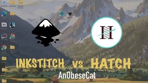 INK-STITCH vs HATCH free software vs professional