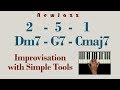 Improvisation jazz facile 251 avec gamme pentatonique