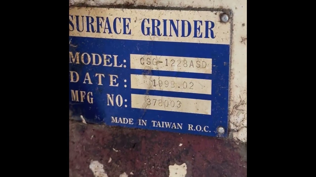 Clausing CSG-1228ASD (1998) Surface Grinder