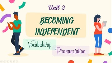 Unit 3: Becoming independent - Vocabulary & Pronunciation - English 11 [OLM.VN]