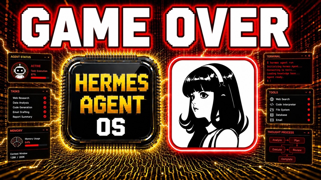 NEW Hermes Agent OS is WILD! 🤯