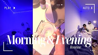 My Morning & Evening Routine - FULL VIDEO 🏋️🚿🥪💻📚