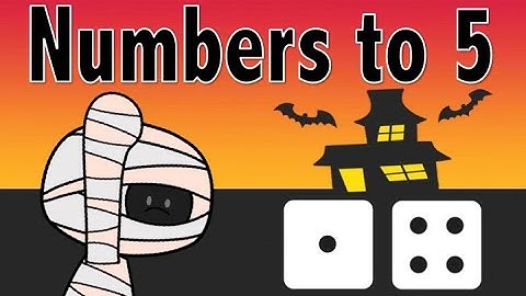 Count to 5 With Dice: Halloween Edition: Brain Break Subitizing