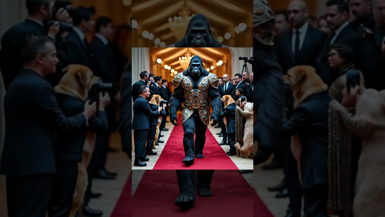 If animals walk on red carpet