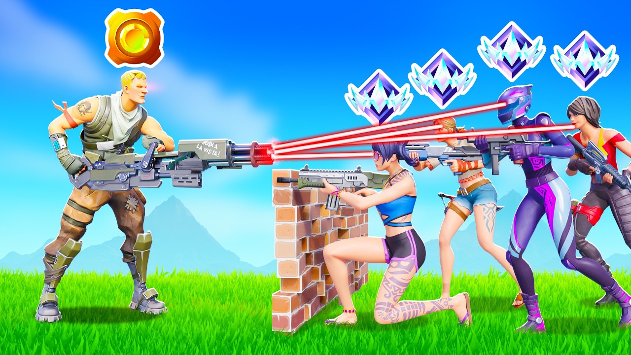 1 Bronze CHEATER vs 4 Unreal