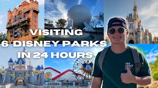 Every Disney Theme Park in the U.S. in 24 Hours | 6 Disney Parks Challenge