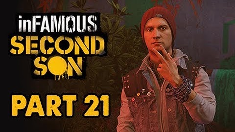 inFamous: Second Son Walkthrough Part 21 - Badminton (PS4 1080p Commentary)