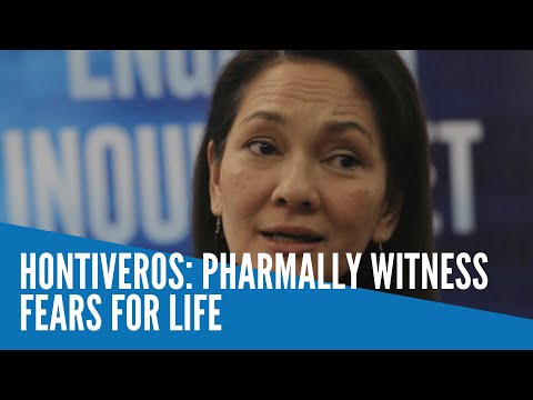 Hontiveros: Pharmally witness fears for life