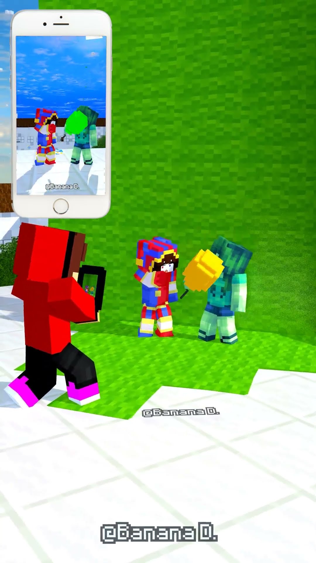 JJ Recording ??? Pomni vs zombie girl Bloon battle but Green Screen