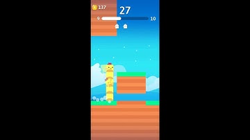 Stacky Bird (by Kooapps Games) - free offline action game for Android and iOS - gameplay.