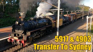 5917 & 4903 Transfer To Sydney At Kotara Railway Station, 3rd Of November 2022